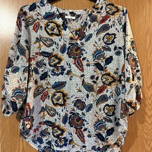 Maurices Multicolor Paisley Blouse